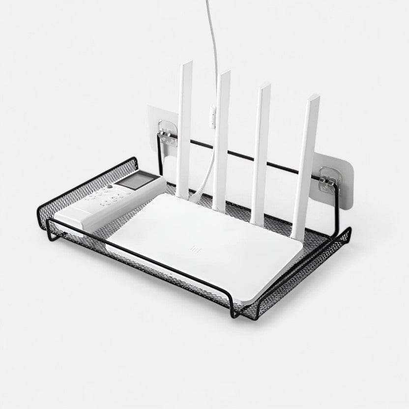 etagere murale metal noir  Noir