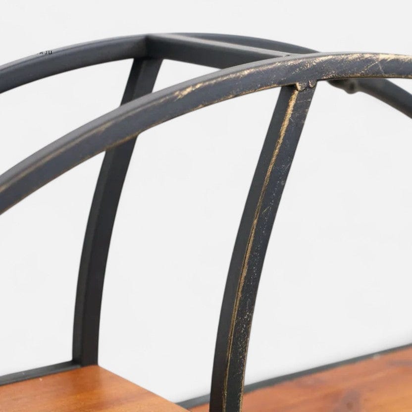 etagere murale metal rond