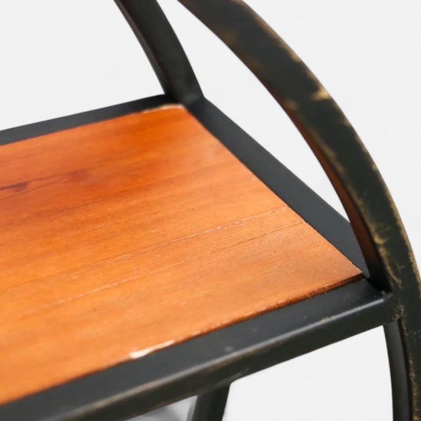 etagere murale metal rond