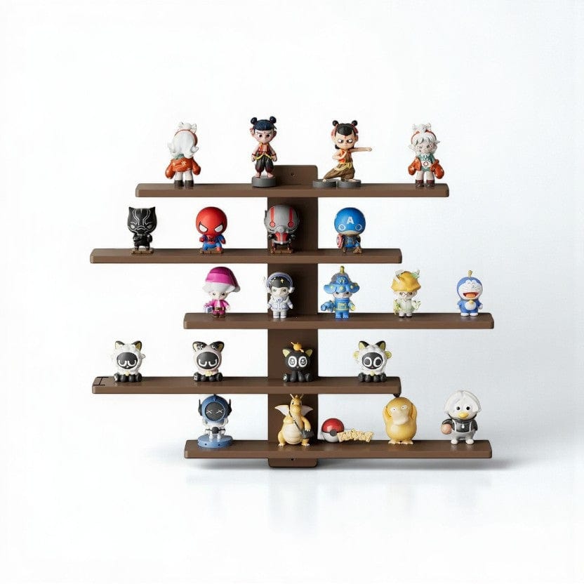 etagere murale multiple  Noyer