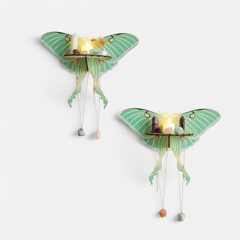 Etagere murale papillon Le duo