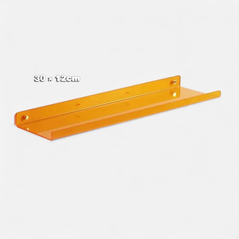 etagere murale plastique 50 × 12cm / Installation par autocollant