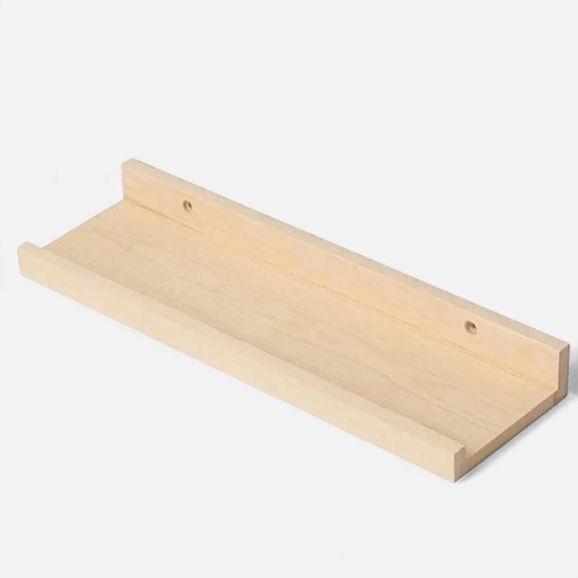 Etagere murale rangement bois 60 x 14cm