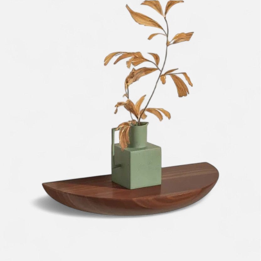 Étagère murale ronde design 3 × 15 × 28cm