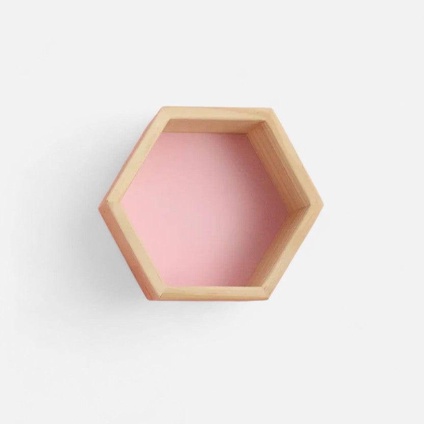 Etagère murale rose Petite