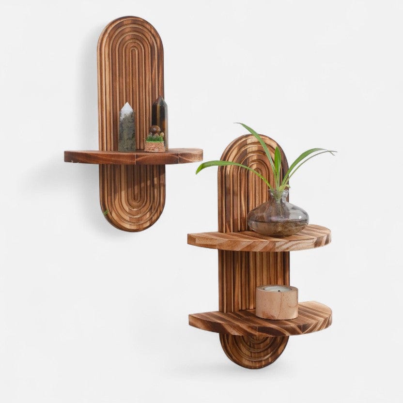 etagere murale rustique