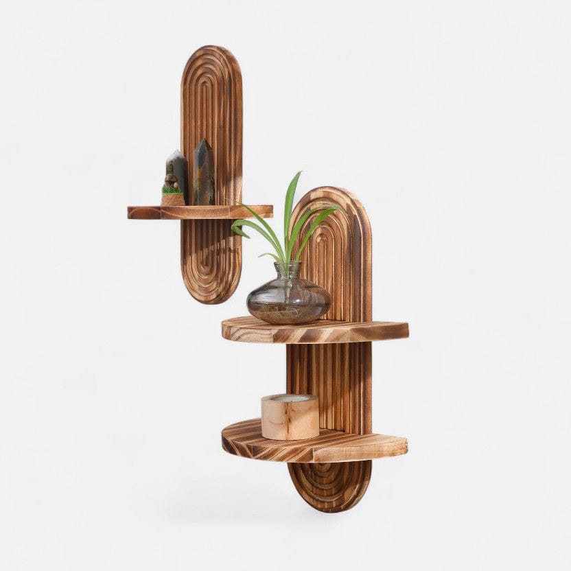 etagere murale rustique