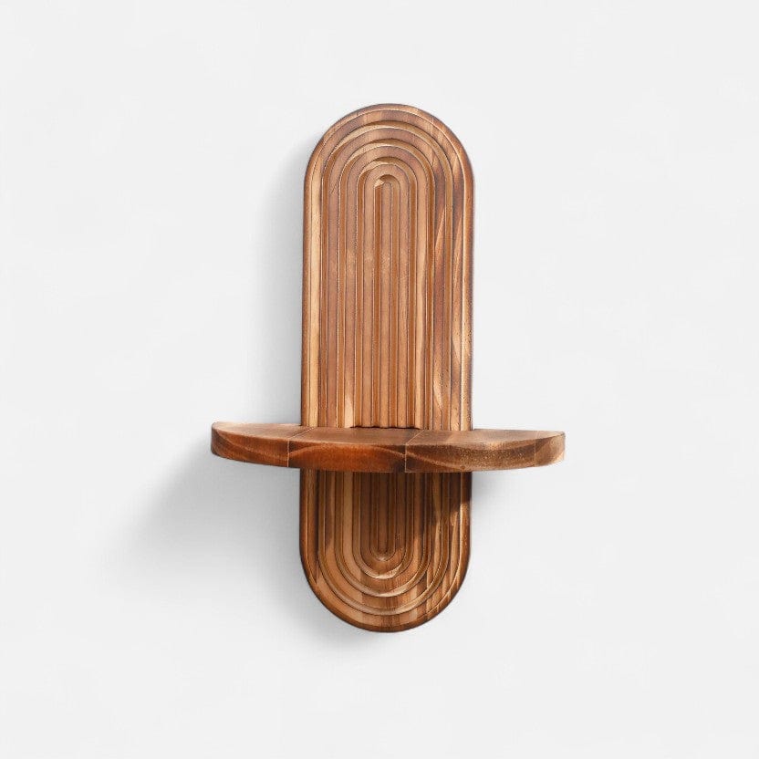 etagere murale rustique Ligne Noire