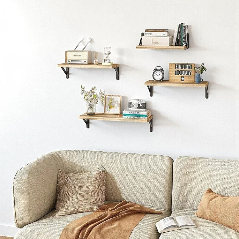 etagere murale salon decoration 