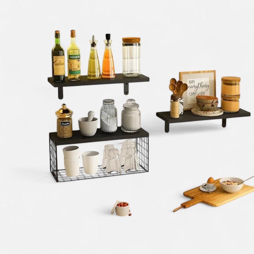 etagere murale support metal 