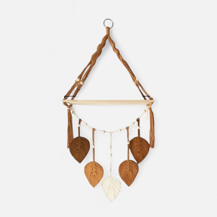 Etagere murale suspendu corde