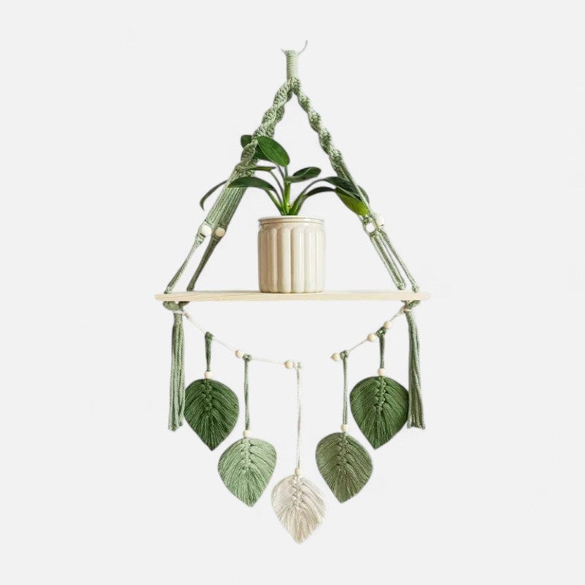 Etagere murale suspendu corde