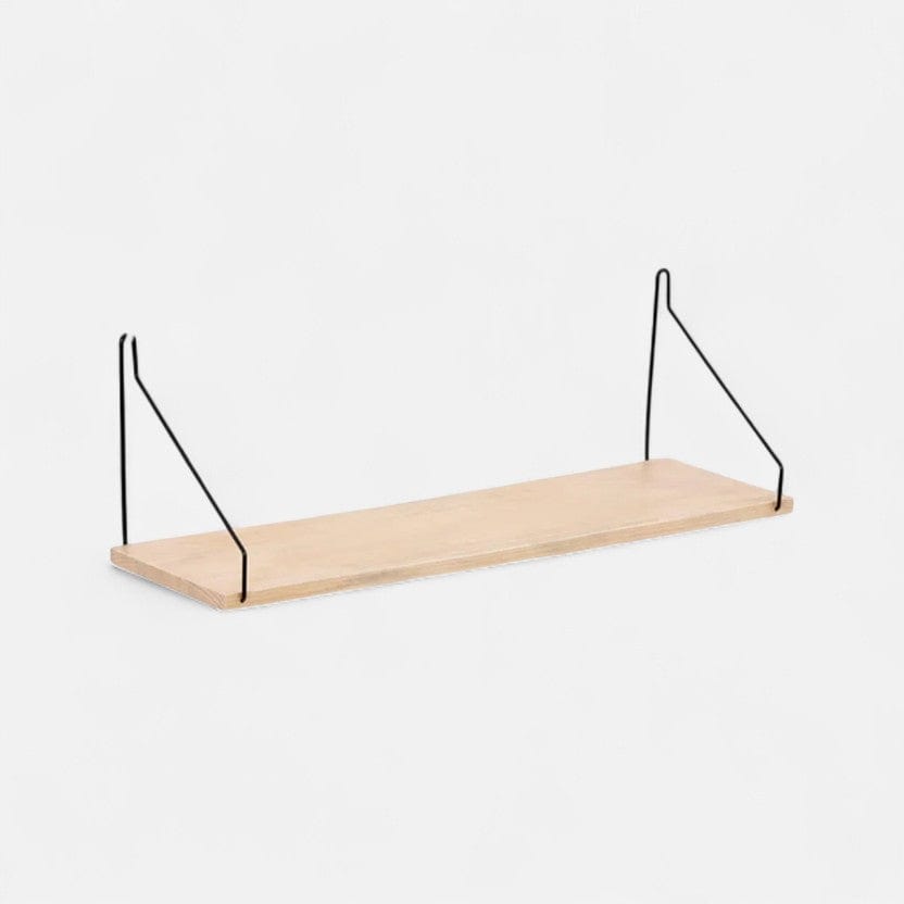 etagere murale suspendu corde bois  Grande