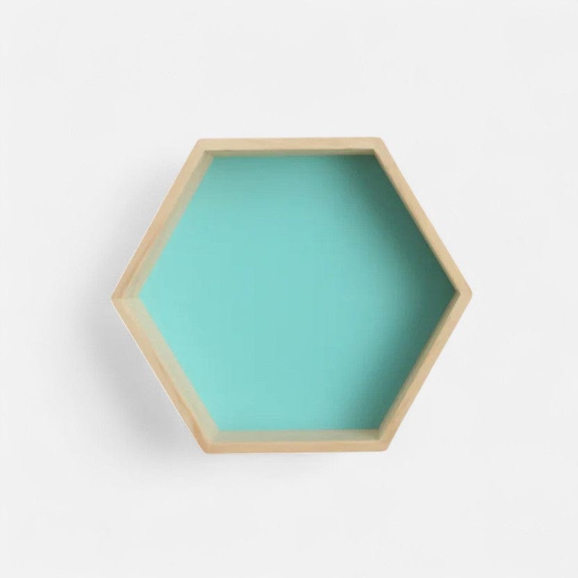 Etagere murale turquoise Moyenne