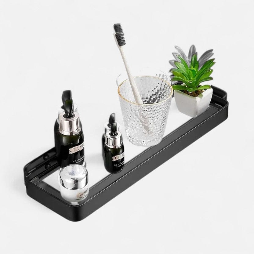 Etagere murale verre metal 25 × 12 × 3cm