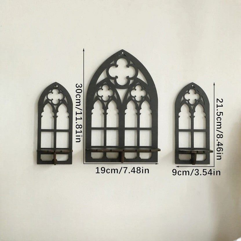 Etagere murale vintage bois 