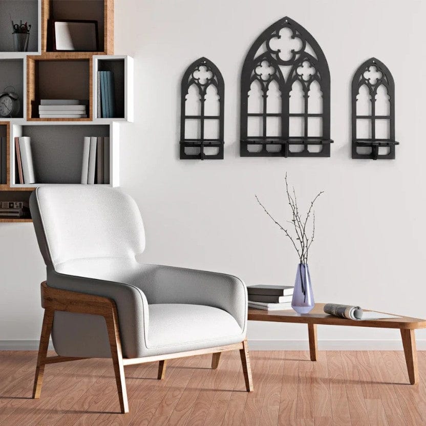 Etagere murale vintage bois 