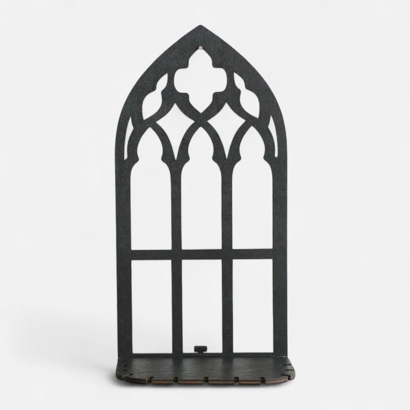 Etagere murale vintage bois  Rosace des Ombres